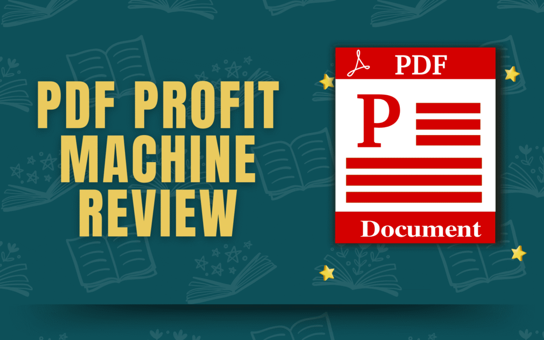 PDF Profit Machine Review.