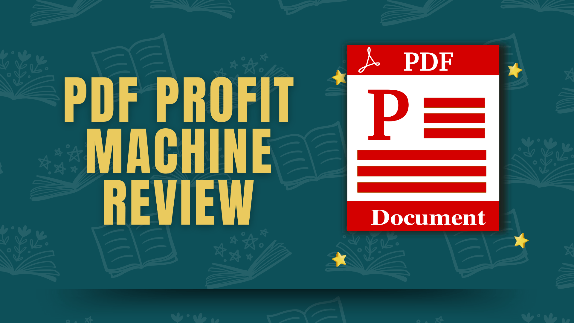 PDF Profit Machine Review.