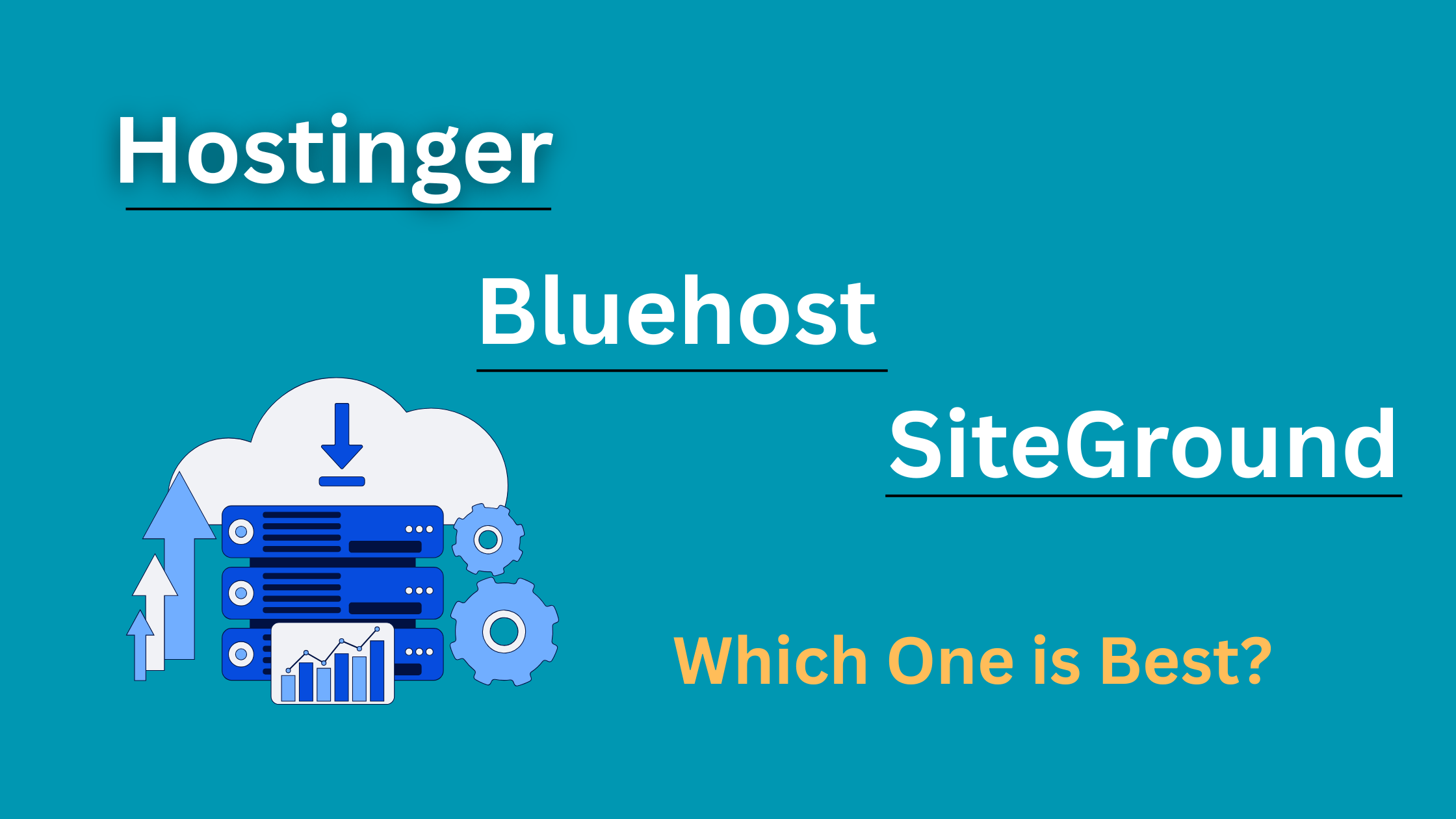 Hostinger vs Bluehost vs SiteGround for WordPress Blogging in 2025