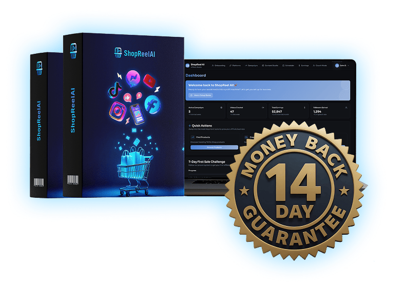 ShopReelAI – The A.I. App That Runs an Entire TikTok Shop Affiliate Business for You