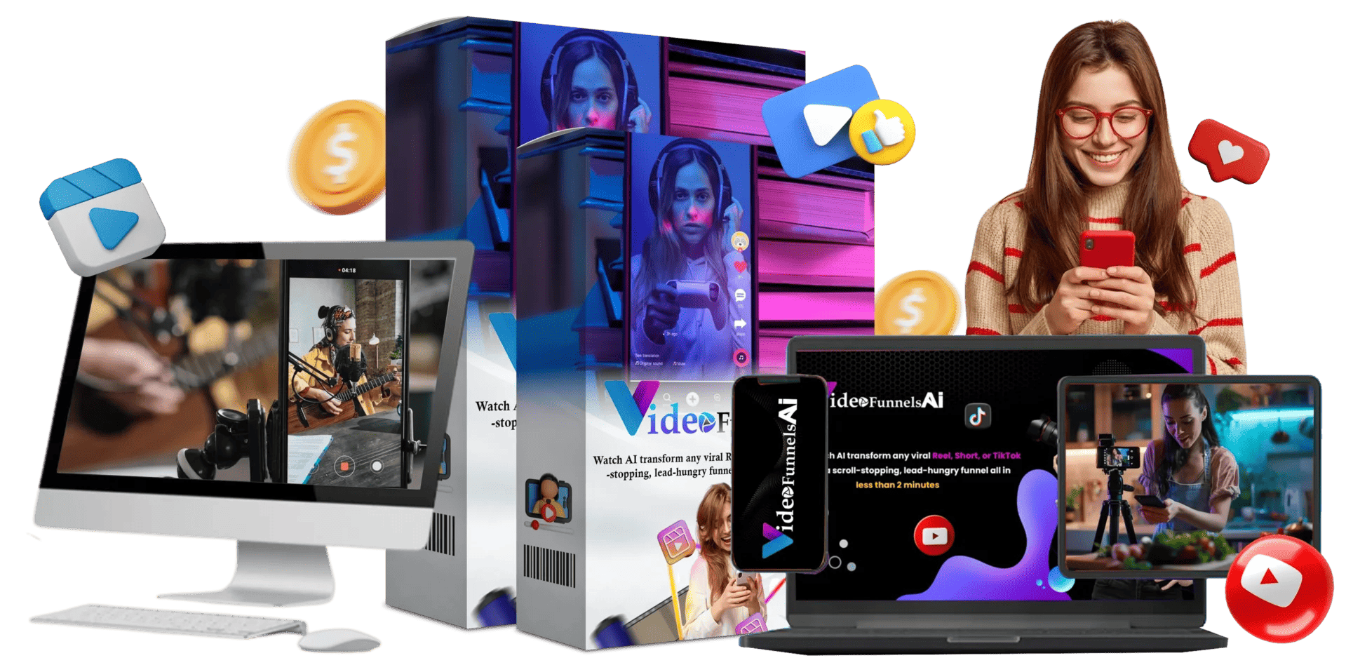 VideoFunnels AI Review – The World’s First AI App That Builds Funnels Inside Reels, Shorts & TikToks