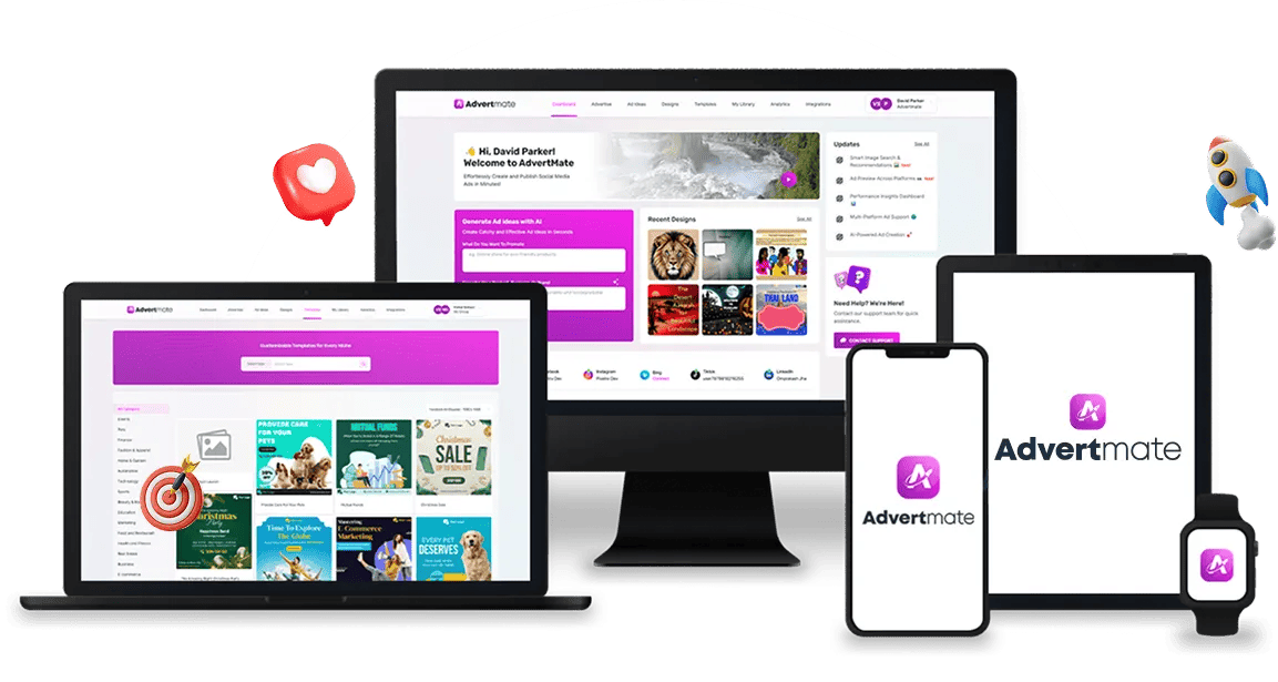 Advertmate: Run Profitable Ads Across 8 Platforms Without Writing a Single Word