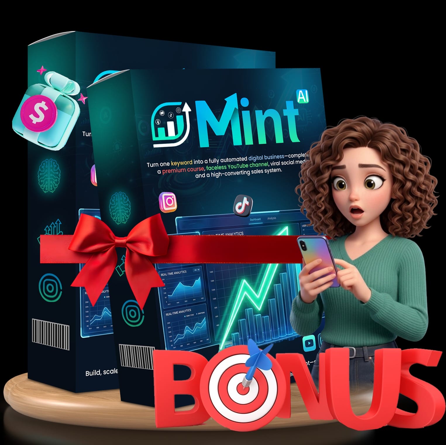 MintAI: The AI That Builds Faceless YouTube Channels, Viral Instagram Pages & TikTok Audiences That Pay You Daily